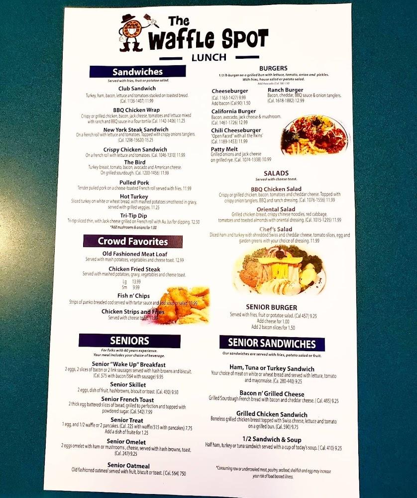 The Waffle Spot Menu image 3